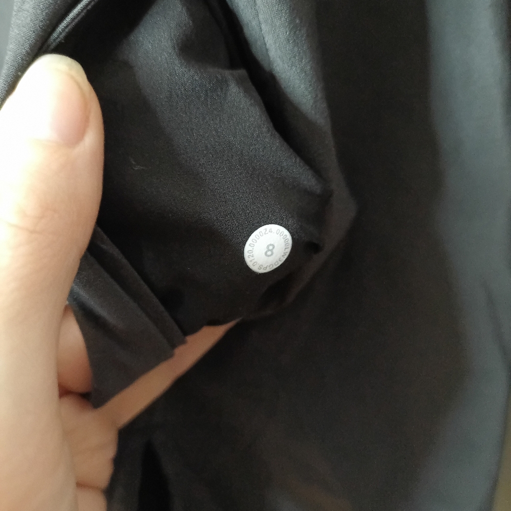 Lululemon On the Move Gray Button Down Long Sleeve Blouse - Picture 5 of 12